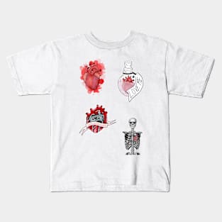 Anotomical Hearts Selection Pack Kids T-Shirt